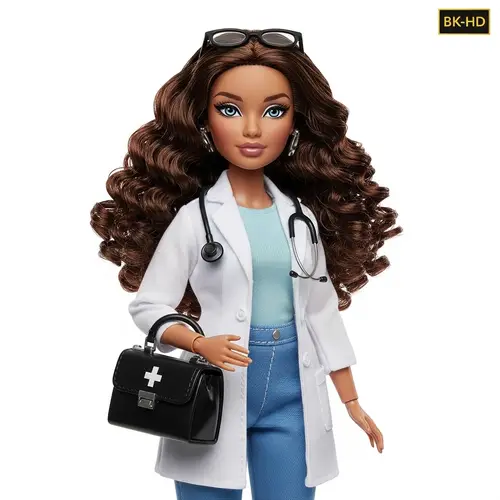 Stunning Curvy Latina Doll in 8K-HD Detail