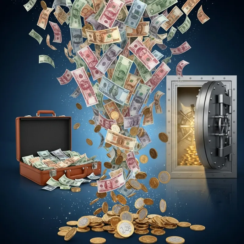 Dynamic Money Flow Visualization with Global Currencies Dynamic Money Flow Visualization with Global Currencies