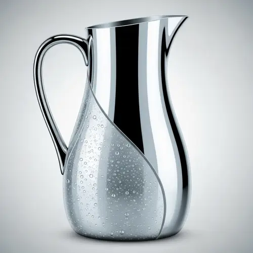 Sleek and Stylish Pitcher Illustration for a Cool Experience