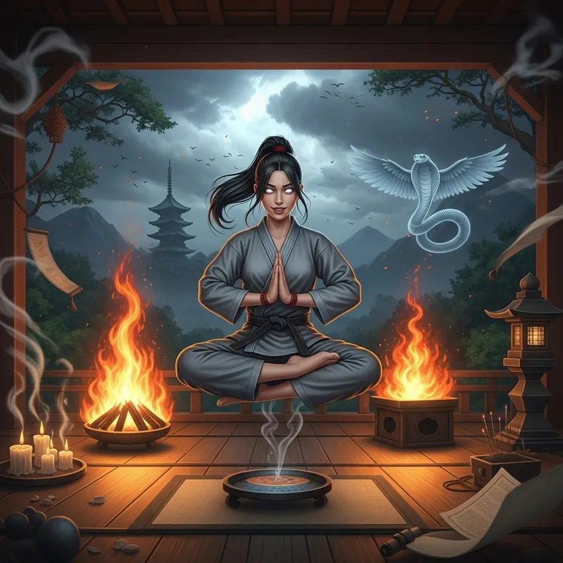 Levitating American Woman | Martial Arts Mastery