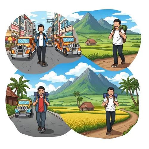 Pinoy's Joyful Journey: City to Province Landscapes Exploration