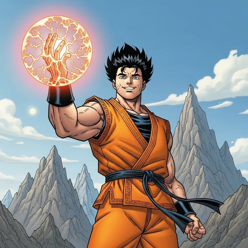 Goku: The Legendary Fighter Transcending Time