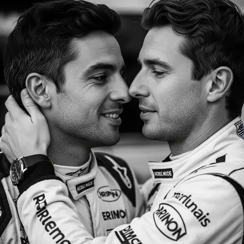 Charles Leclerc and Max Verstappen Kiss | Intimate Candid Moment