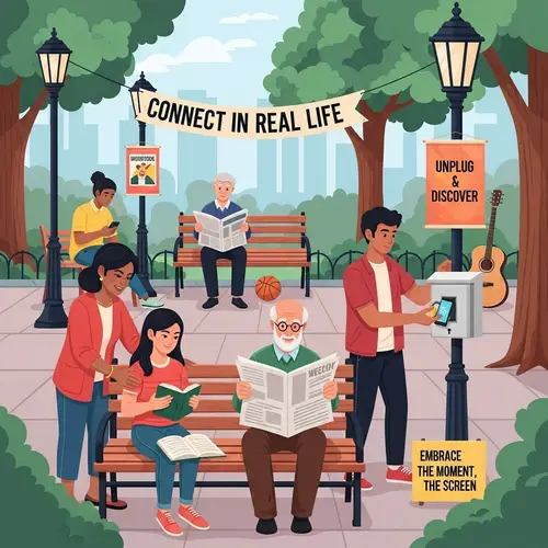 Mobile Addiction Awareness Campaign: Break Free Today