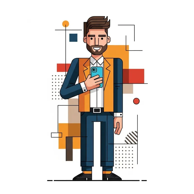 Modern Geometric Block Style Influencer | Fresh & Contemporary Look Modern Geometric Block Style Influencer | Fresh & Contemporary Look