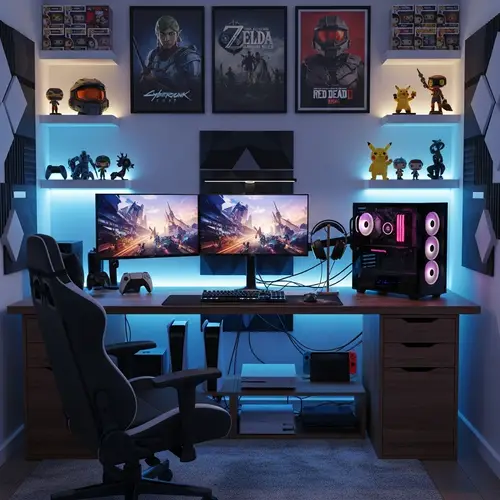 Modern Gaming Room Setup for Ultimate Gaming Experience