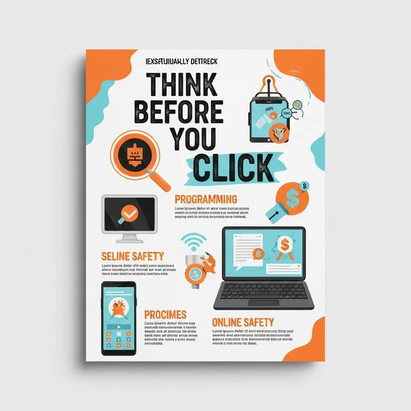 Exceptionally Attractive Internet Safety Poster Design