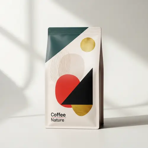 Minimalistic Packaging Flat Design for Nescafé Simple | Nature-Inspired