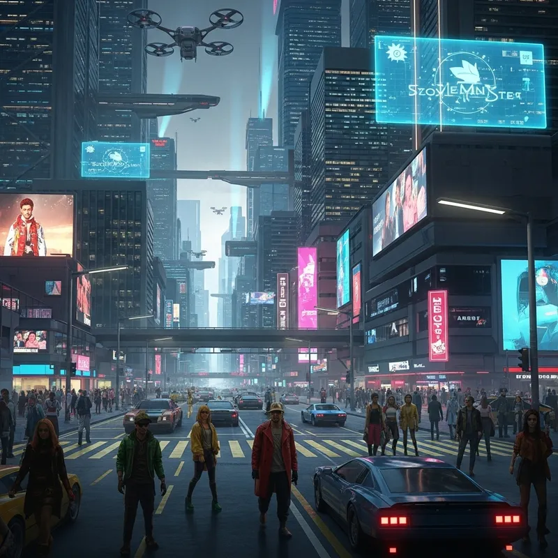 Exploring Future Urban Landscapes | Cyberpunk Vision