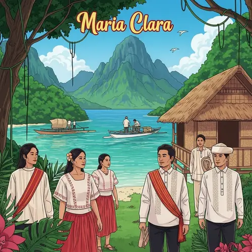 Maria Clara Song Visualization | Beauty of the Philippines with Cultural Elements