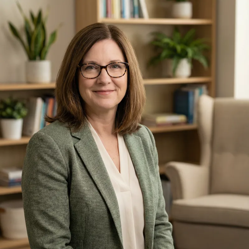 Professional Mental Health Therapist Headshot