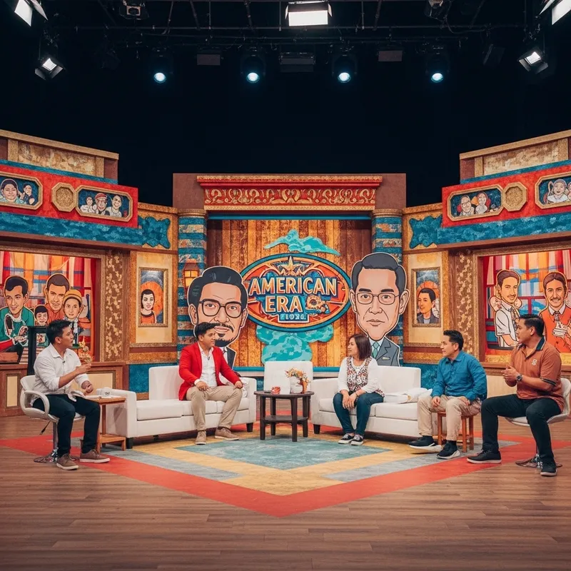 Dynamic Philippine Cartoon Studio Set | Pop Art Influence