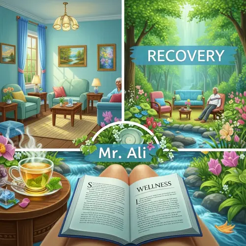 Mr. Ali's Serene Recovery Sanctuary | Wellness & Healing Ambiance