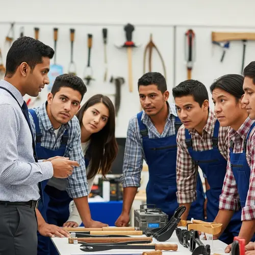 Diverse Agricultural Education: Professor with Farmers