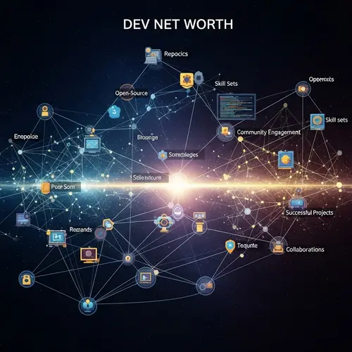 Dev Net Worth Masterpiece | Abstract Visualization
