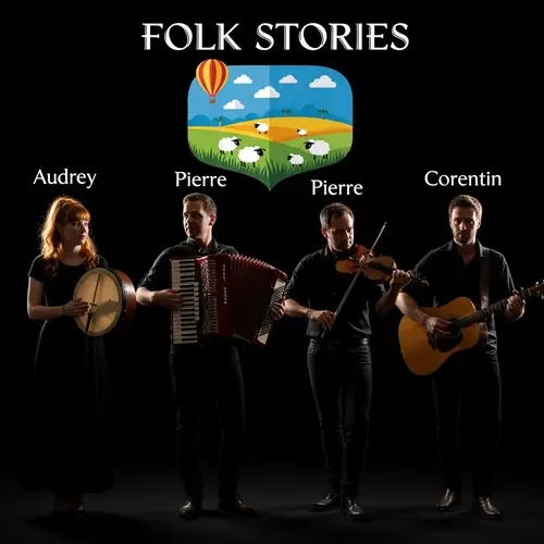 Folk Stories Irish Music Group: Meet Audrey, Pierre, and Corentin