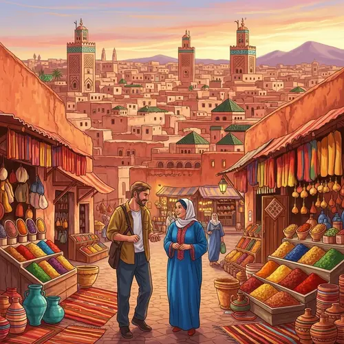Exploring the Rich History of Fes, Morocco | Old Town Market Scene