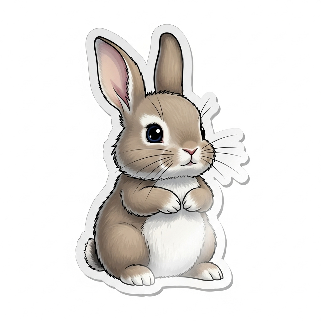 Cartoon Bunny Memecoin Art for Crypto Lovers | AI Art Generator |  Easy-Peasy.AI