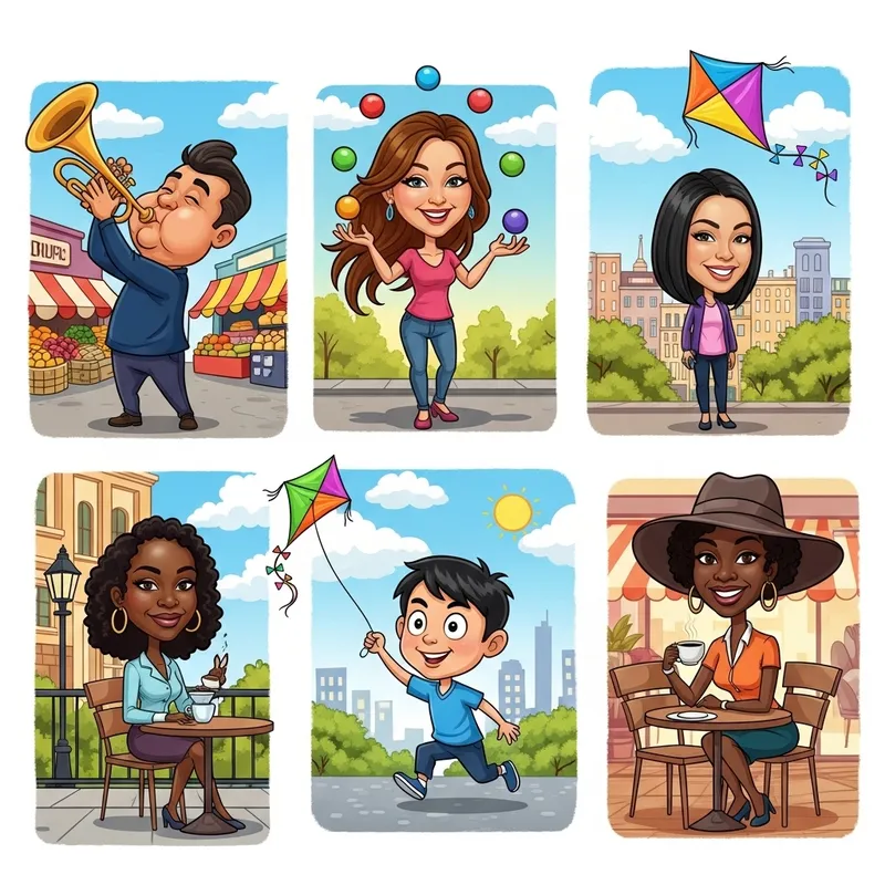 Whimsical Caricatures & Cartoons for All Cultures Whimsical Caricatures & Cartoons for All Cultures