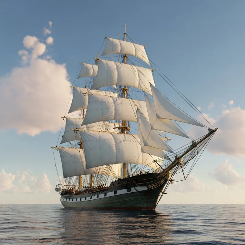 Classic Ship PNG for Sailing Enthusiasts