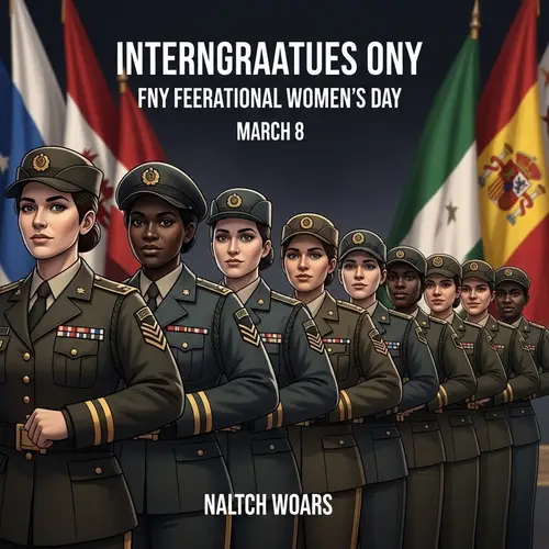 International Women's Day Celebrations by Women of Russian Armed Forces