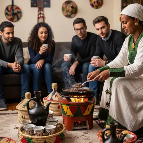Ethiopian Coffee Ceremony: Traditional Jebena Brewing Experience