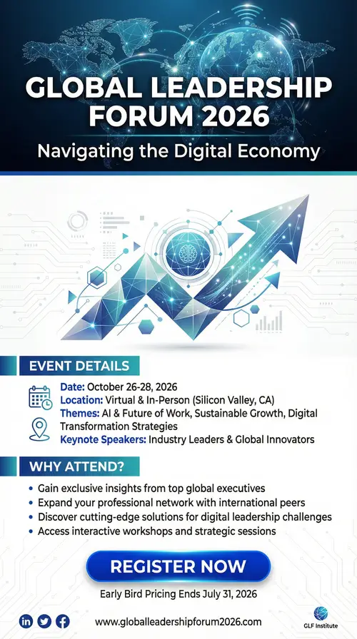 Global Leadership Forum 2026 - Join Us Now
