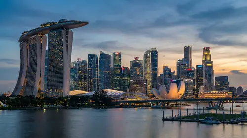 Modern Singapore Cityscape Photography