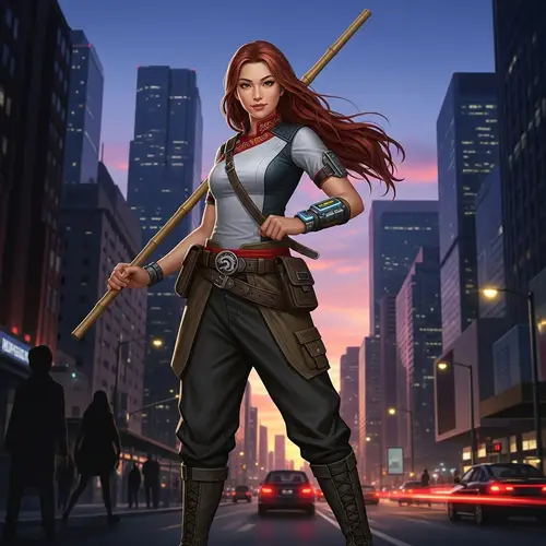 Original East Asian Female Character for Comics | Oc Drawing