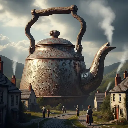 Massive Oversized Teapot - Unique Teaware Collection