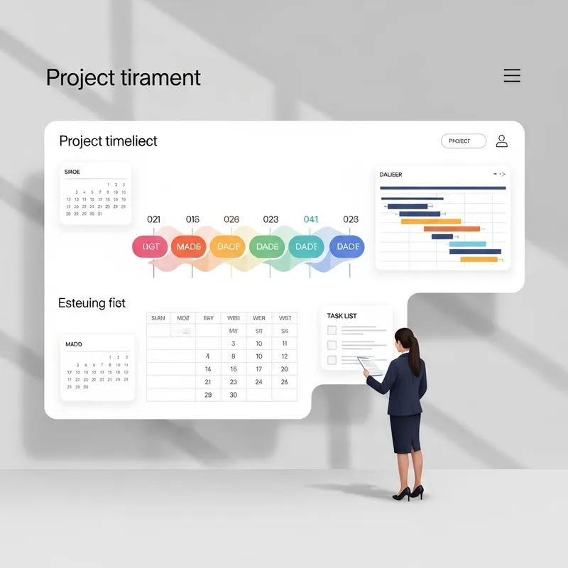 Minimalist Project Management | Clean Design & Key Milestones