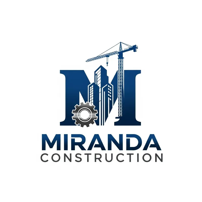 Miranda Construction Logo Design | Strength, Reliability & Craftsmanship