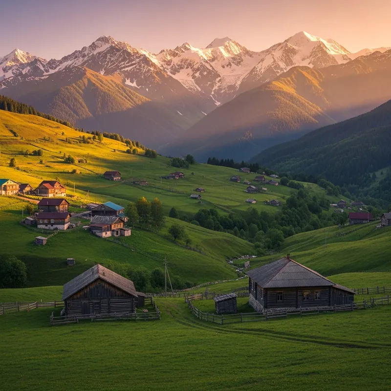 Explore the Enchanting Beauty of Ossetia: Rolling Hills & Majestic Peaks Explore the Enchanting Beauty of Ossetia: Rolling Hills & Majestic Peaks
