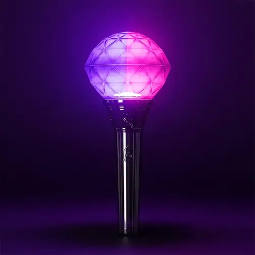 Kpop Lightstick in Purple & Pink | Concert Support Tool