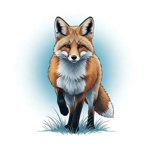 Kind and Friendly Fox Illustration for Email Newsletter