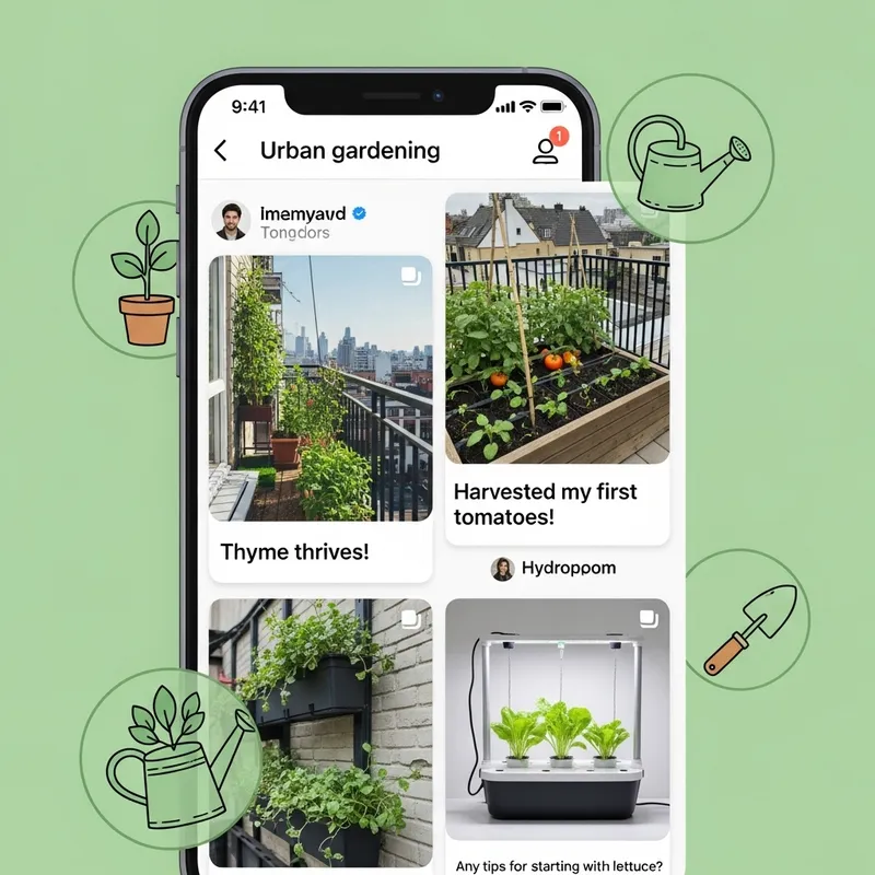 Urban Gardening Social Network: Smartphone App for Urban Gardeners