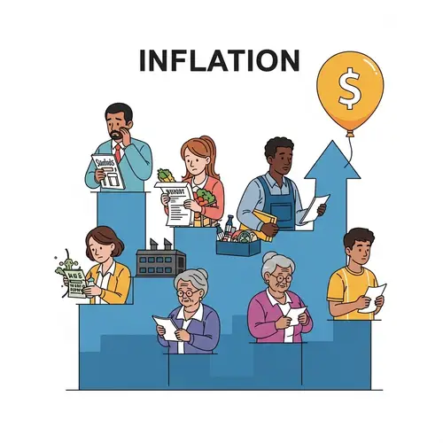 Impact of Inflation on Everyday People: Illustrative Representation