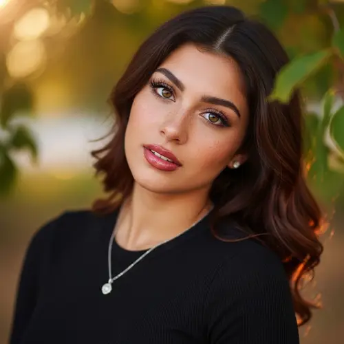 Attractive Young Lady Drawing