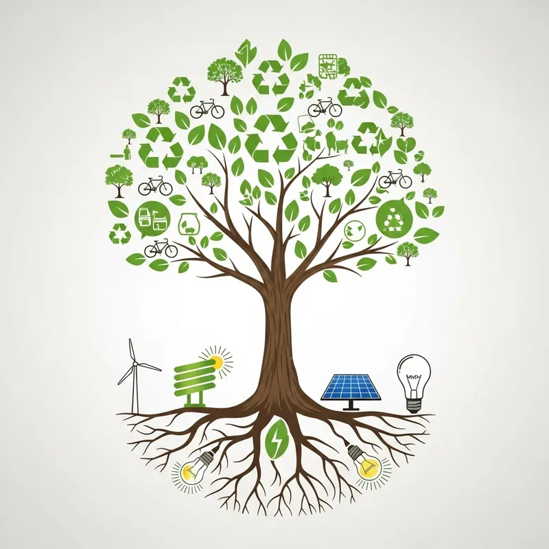 Symbolic Tree of Unity: Embodying Conservation and Energy Efficiency