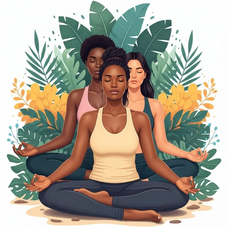 Serene Meditation with Women in Nature