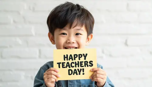 Happy Teachers Day Card for Kindergarten in Singapore
