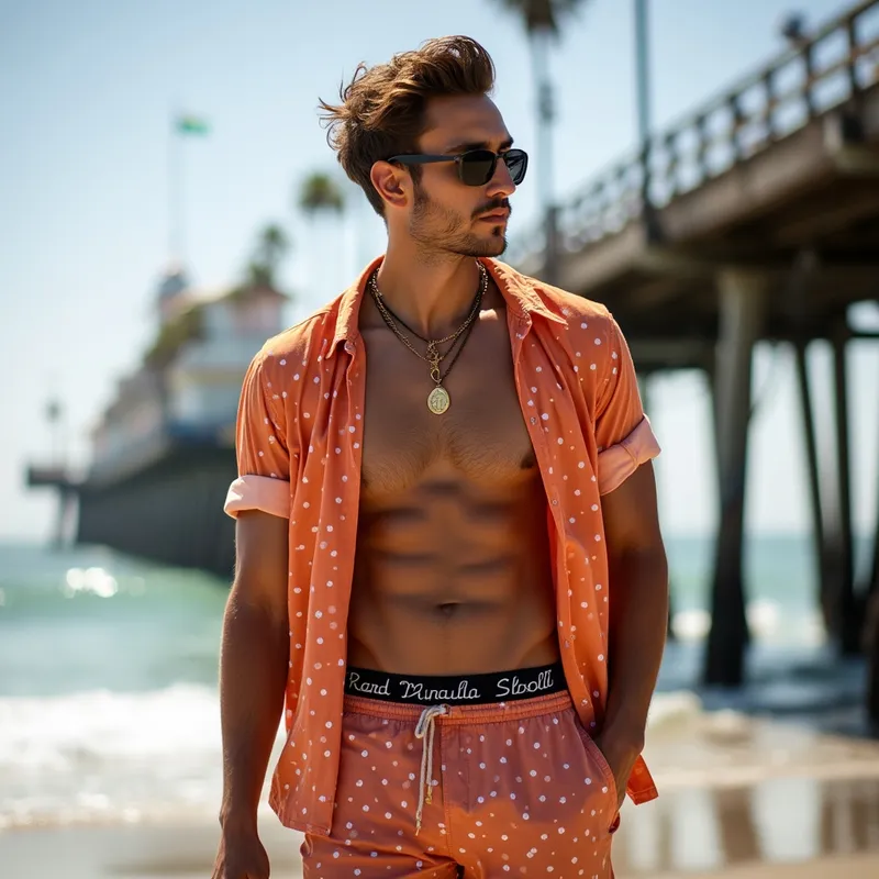 Trendy Beach Fashion in Los Angeles