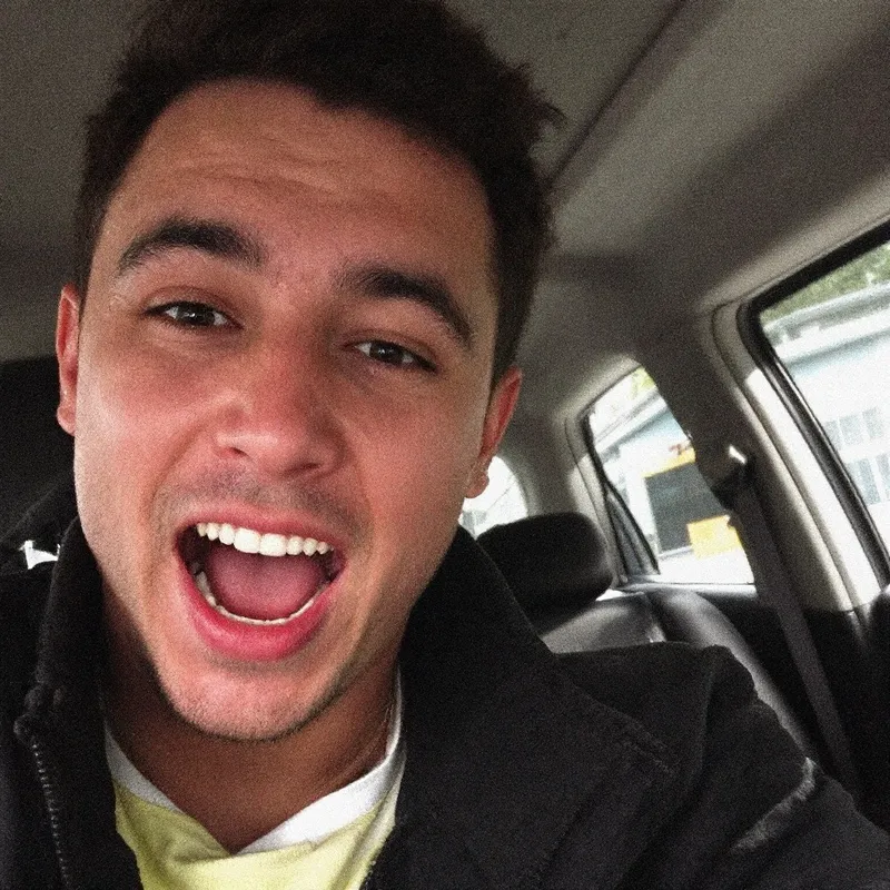 Selfie of a Person Not Looking at the Camera Selfie of a Person Not Looking at the Camera