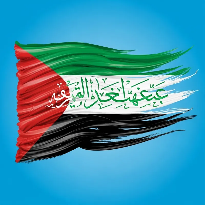 Dubai Flag Calligraphy: Artistic Representation