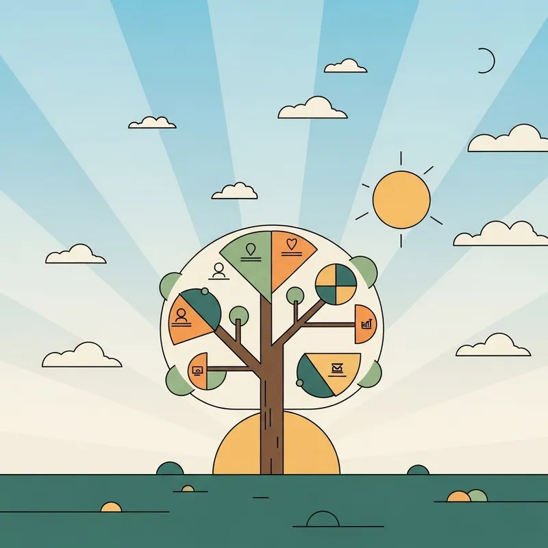 Minimalist Company Vision: Growth & Progress Illustrated Minimalist Company Vision: Growth & Progress Illustrated