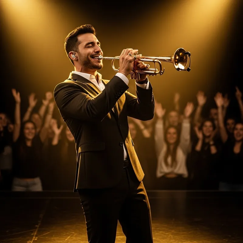 Jochy Hernandez: Acclaimed Trumpet Player on Stage Jochy Hernandez: Acclaimed Trumpet Player on Stage