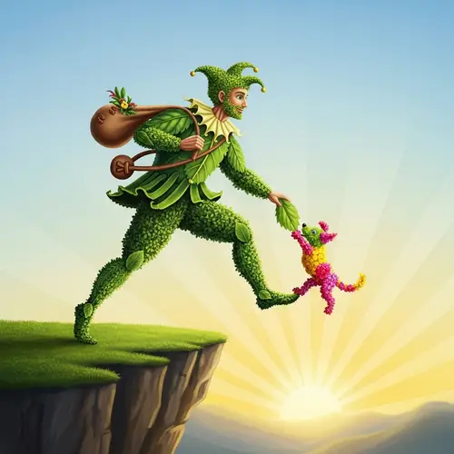 Eco-Friendly Interpretation of The Fool Tarot Card