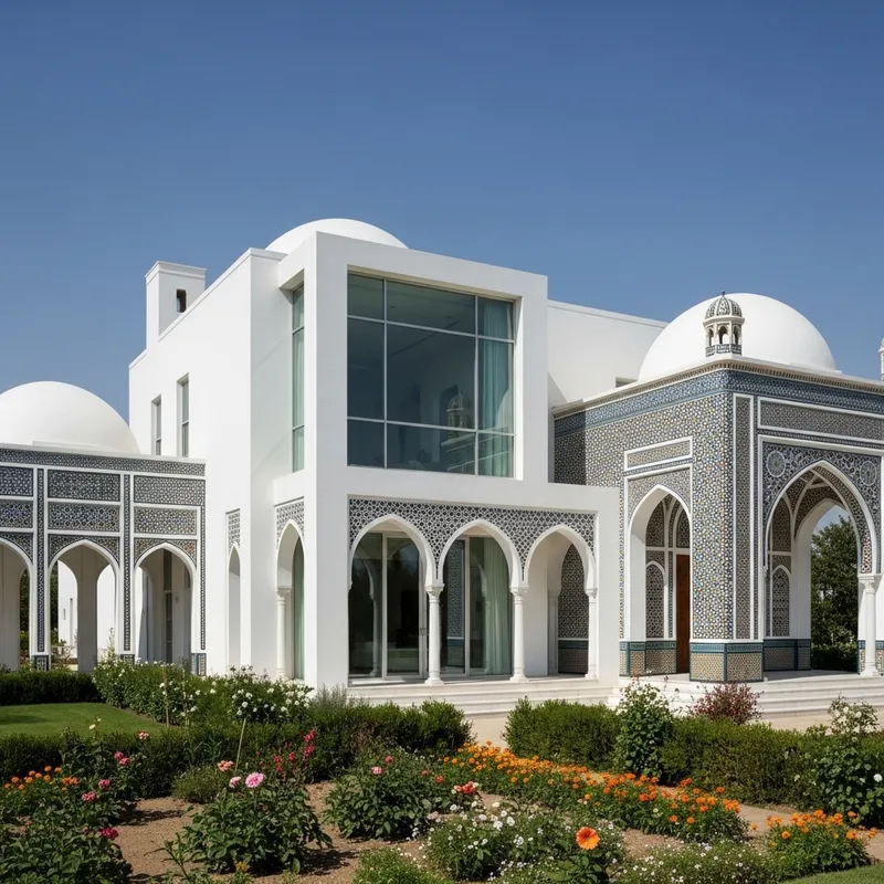 Semplice Villa: Richard Meier & Islamic Design Fusion Semplice Villa: Richard Meier & Islamic Design Fusion