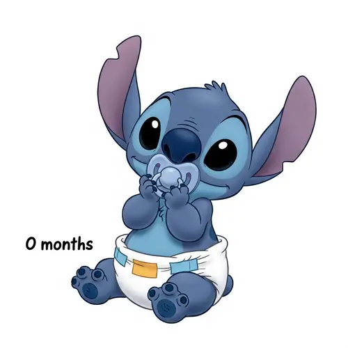 Cute Newborn Stitch from Lilo & Stitch | 0 Months Old