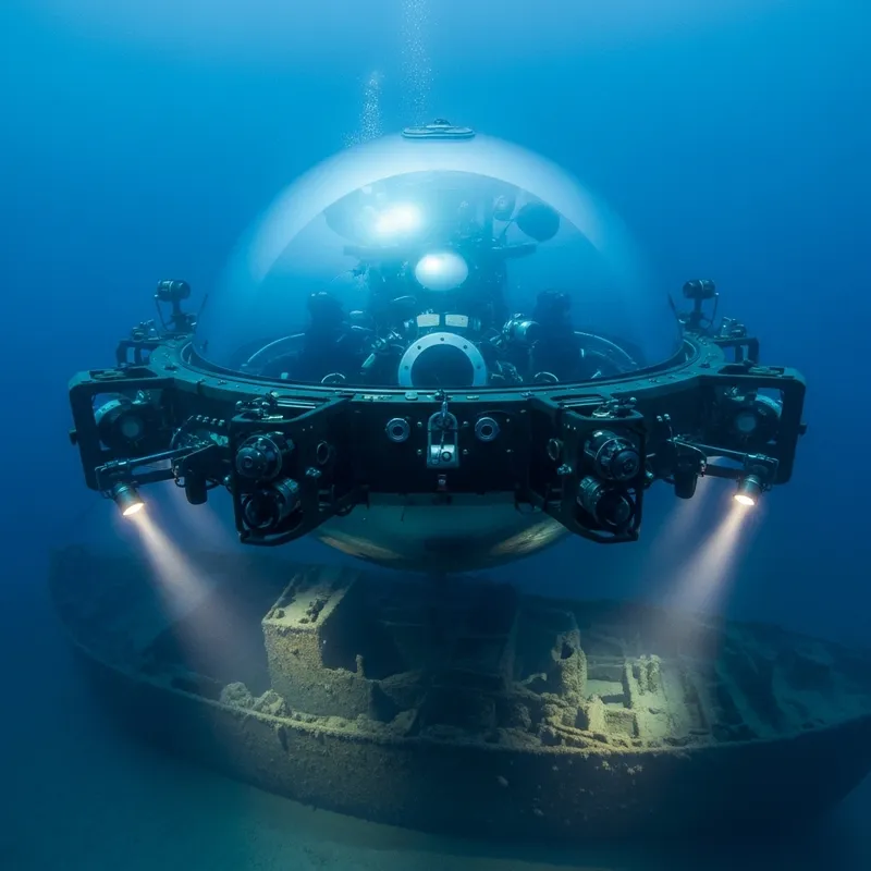 Exploring Shipwrecks: Dome Bathyscaphe in Underwater Research Exploring Shipwrecks: Dome Bathyscaphe in Underwater Research